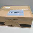 SUV Air Mattress with Double-Sided-Thick Flocked/Car Mattress with Pump & Built-in Pillow/Leakproof Comfortable Durable Car Air Mattress/Car Bed for Auto Camping,Road Trip (Double-sided Flocking Black+grey)