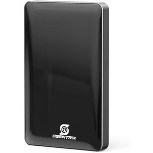 OSENTRiX O1-BK 1TB USB 3.0 Pocket-Size Portable External Hard Drive (for Windows, MacOS, Xbox, PS)