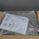 3-Layer Fruit Basket Kitchen Food Organizer and Rack Rolling Pantry Kitchen Cart On Wheels with Wood Top Table,Pull-Out Hollow Metal Basket for Sorting Spice Snacks Vegetables,Black