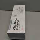 HercuCut Blade All-in-One Vegetable Chopper and Spiralizer Food Chopper with Container, Fruit Slicer, House Essentials, Kitchen Appliances & Gadgets (White/Black)