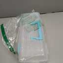 ArtBin 6937AG Essentials Lift-Out Tray Box, Portable Art & Craft Organizer with Handle and Tray, Clear/Aqua (Aqua Mist Latches)