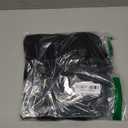 Black Bob Wigs Straight Short Wigs for Women Synthetic Heat Resistant Fiber Hair Middle Part Natural Looking Daily Cosplay Party Wigs 12 Inch (Black)