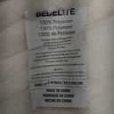 BEDELITE King Size Blanket for Bed, 300GSM Soft & Warm Fleece Blanket, Decorative and Giftable Striped Cream White Blankets for Women, Men, 108"x90"