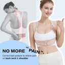 SHAPERKY Posture Corrector for Women and Men: Adjustable & Breathable Upper Back Brace - Posture Support for Sitting Work & Daily Use (L/XL) (Beige)
