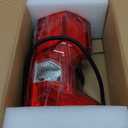 LED Tail Lights Compatible with 2019-2023 Chevy Silverado 1500 Left Driver Side Taillight Brake Rear Lamp Red Clear Lens with Bulb