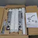 monTEK Dual Monitor Mount Tall Monitor arms for 2 Monitors for 17 to 35 Inch Curved Screen Holds 35 Lbs Adjustable Heavy Duty Monitor Desk Mount Cable Management, VESA 75/100mm, MA1007PBK-D (Black)