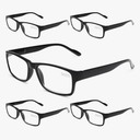 Gaoye Professional Reading Glasses for All Day - Computer Readers with Blue Light Protection - Value Pack. + 2.5