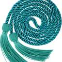 Graduation Cords, Graduation Honor Cords, 2026 Graduation Tassel Honor Cords, 67" Long Braided Cords for 2026 Graduation Decorations Bachelor Gown for Student Master Doctoral, Peacock Blue