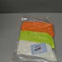 Women's Neon Scrunch Crew Socks 80s 90s Retro 3-Pack Cotton Stacked Boot Calf Cozy Ribbed Slouchy Socks Size 5-10 (1-white/Neon Green/Neon Orange)