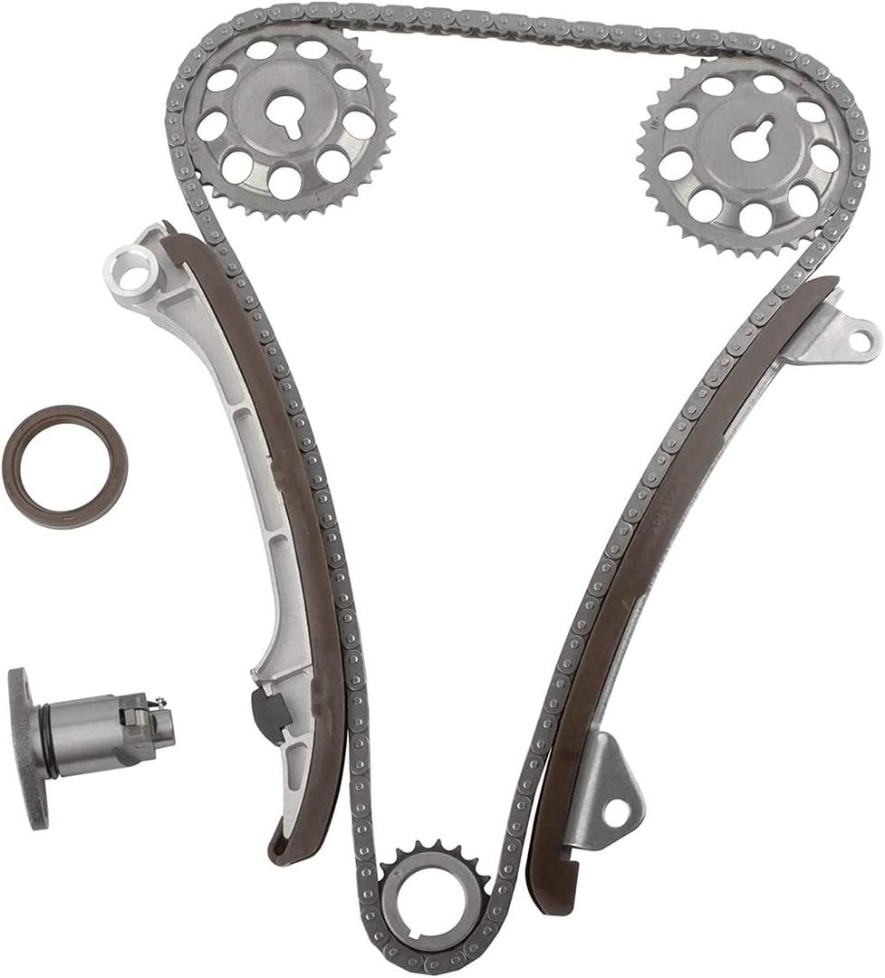 TK916 Timing Chain Kit for for Pontiac Vibe 2003-2006 Toyota Celica 2000-2006 Matrix 2003-2006 1.8L, TKTY315A ETCK0131 170-2400