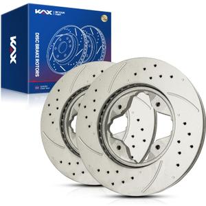 KAX 10.23in Front Disc Brake Rotors Pair Replacement for Honda Accord 1991-1997 2.2L, Accord 1990, Acura CL 1997 2.2L, Accord 1995-1997 2.7L, Automotive Replacement Brake Rotors