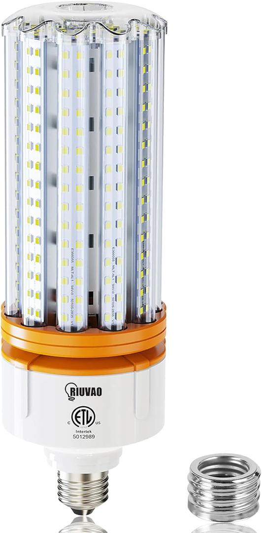 1000W Equivalent LED Corn Light Bulb, 100W Led Corn Bulb 5000K Daylight White,High Bay Lighting 15000 Lumen, E26/E39 Base LED Bulbs, Large Area Lights for Outdoor Indoor Warehouse Garage Offices 1000W Equivalent LED Corn Light Bulb, 100W Led Corn Bulb 5000K Daylight White,High Bay Lighting 15000 Lumen, E26/E39 Base LED Bulbs, Large Area Lights for Outdoor Indoor Warehouse Garage Offices