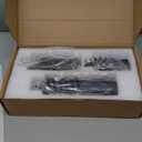 Creative Scents Black Marble Look Vase Set - Vases Home Decor, Premium Quality for Holding Pampas Grass, Dried/Fresh Flowers, Vases for Decor - Kitchen, Bedroom, Office, Living Room, or Shelf Decor