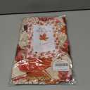 Softalker Fall Dinner Napkins, 17 x 17 Inch Set of 4, Thanksgiving Autumn Harvest Maple Leaf Farmhouse Dinner Napkins for Party Picnic Dinner Decor