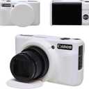 2 x Cover Case for Canon Powershot SX740/SX730 HS Digital Camera Off White