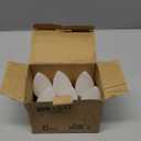 Brightever E12 LED Candelabra 40 Watt Equivalent Light Bulbs, 4W Warm White 2700K Ceiling Fan Bulbs, Chandelier Candle Lights for Wall Lanterns, Pendant Lights, Non-Dimmable, 6-Pack