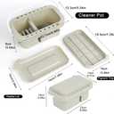 Paint Brush Cleaner, Paint Brush Basin with Brushes Holder, Washer,Trays, Paints Brush- Holder for Watercolor Oil Acrylic Gouache Painting