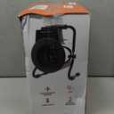 Greenhouse Heater with Digital Thermostat, 1500W Outdoor Heaters for Patio, Electric Space Heater for Patio, Garage, Greenhouse, Flower House, Silver