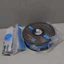 ATARAXIA ART Flexible PLA Filament 1.75mm,Flexible 3D Printer PLA 1Kg/2.2lb Spool 5X Longer Stretch,Easy Than TPU Extruder,89A Shore Hardness,±.03mm Patent Formula,Filament Storage Bag, FPLA Black