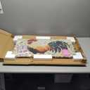 LMSDYSHU Tempered Glass Backsplash for Kitchen, Rooster, Frameless, Stove Backsplash Protector for Wall,Easy to Clean, Home Decor (30"x14")