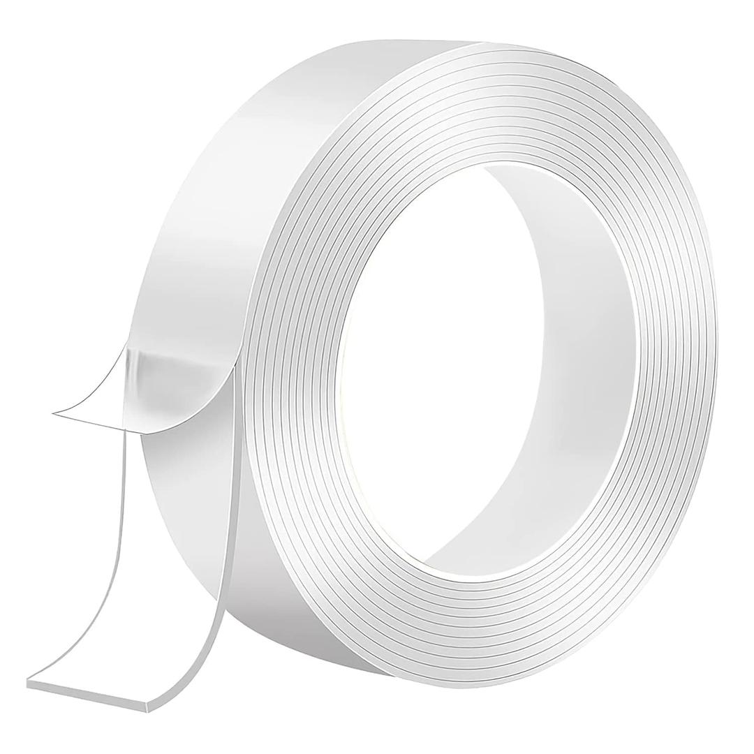 6 x Double Sided Tape Heavy Duty, Nano Double Sided Sticky Adhesive Tape, Clear Mounting Tape Picture Hanging Strips, Removable Wall Tape