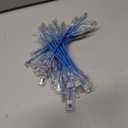 Rapink 24 Pack Cat6a Ethernet Patch Cables 0.5ft Blue, Supports 10G, Snagless, Slim, Ideal for Patch Panel to Switch, Data Center, Improves Airflow