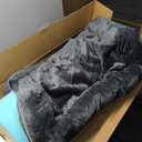 EHEYCIGA Orthopedic Dog Beds for Extra Large Dogs, Waterproof Memory Foam XL Pet Bed with Sides, Non-Slip Bottom and Egg-Crate Foam Big Dog Couch Bed with Washable Removable Cover, Dark Grey