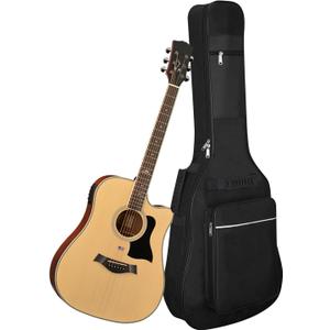 3/4 Size 36 Inch Acoustic Guitar Case Soft, Acoustic Guitar Bag 0.35 Inch Thicken Sponge Padded, Waterproof Gig Bag with Back Hanger Loop-For 36" Acoustic Classic Guitar