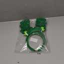 8Pcs St. Patrick's Day Headbands, Green Shamrock Clover Hats Headband Boppers, Saint Patricks Day Irish Headwear Costume Accessories Top Hat Head Band Bopper Party Favors for Women Men