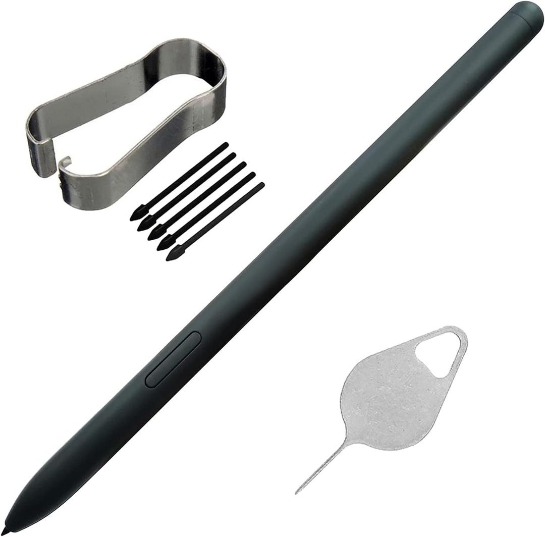Galaxy Tab S6 Lite S Pen P610N P615 P610 Stylus Replacement Touch Pen for Samsung Galaxy Tab S6 Lite SM-P610N SM-P615 SM-P610 10.4" with Tips Tweezer S6lite Pen Repair Part (Oxford Gray)