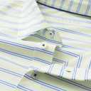 M MAELREG Mens Golf Shirts Dry Fit Moisture Wicking Performance Sports Short Sleeve Striped Collared Polo Shirts for Men (XXXL)