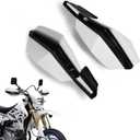 AnXin Motorcycle Handguard Dirt Bike Hand Guards 7/8" 22mm 11/8" 28mm for FE 701/SM 501/S 450 350/S 250 TE 150 250/i 300/i FC 250 350 450 TX125 Pit Dirt Bike Enduro Supermoto ATV White