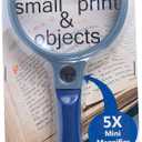 Jacents Extra Large 2X Magnification Round Magnifier with Comfort Grip Handle - 1 Pack