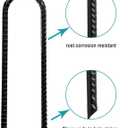 Eurmax USA 12" Windproof Trampoline Stakes,Rust-Proof Galvanized Steel U-Shape Ground Anchor,Commercial Tent Stakes for High Winds,Secure Anti-Flip Tie Down for Soccer Goals,Swing Sets,Fences&Playsets