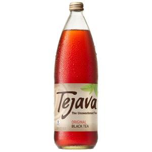 Tejava Black Tea Unsweetened, 1 Liter 33mg caffeine (EXP 11/12/26)
