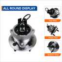 PAROD Pair 513204 Front Left & Right Wheel Hub and Bearing Assembly Compatible with 2005-2010 Chevy Cobalt, 2003-2007 Saturn Ion, 2007-2010 Pontiac G5, 2005-2006 Pursuit w/ABS