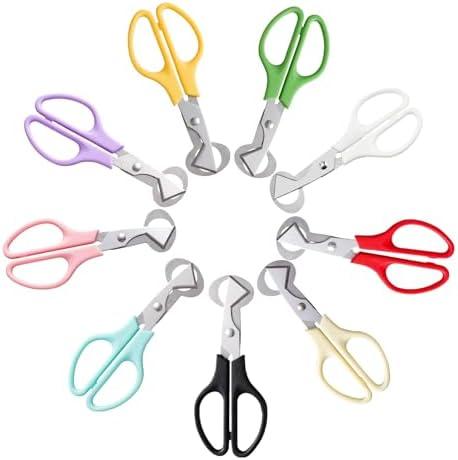 SLWHYZL Quail Egg Scissors 28 Pack Stainless Steel Quail Egg Cutter Peeler Opener Shears Tool for Kitchen