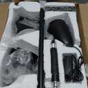 QiMH LED Floor Lamp for Living Room, Modern Dimmable Standing Lamp with 4 Color Temperature,Remote and Touch Control, Tree Floor Lamp for Bedroom with 3 Rotatable Lights Bright Stand up Lamp, Black