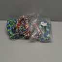 Tough Dog Rope Toys for Aggressive Chewers, Tough Tug of War Dog Toys for Large, Medium & Small Dogs  5 Pack Including 2 Ropes & 3 Supplies (Colorful)