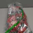 HyeFlora Artificial Fake Hanging Plants Flowers for Outdoor Outside Spring Decoration, 2 PCS Faux Silk Daisy Red Orchid Vines UV Resistant Realistic for Home Indoor Porch Patio Balcony