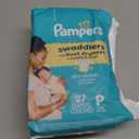 Pampers Baby Diapers - Swaddlers - Size P1, 27 Count, Ultra Absorbent Disposable Preemie Diaper