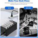 USB C Charger Station 150W, 30 Port USB Charger Block USB Charging Hub, Multiport USB C Charger Desktop Charger Compatible with iPhone 16/15/14/13/12/11, iPad, Tablets, Samsung GalaxyS23 S22,Phone