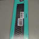 Logitech MK270 Wireless Keyboard and Mouse Combo for Windows, 2.4 GHz Wireless, Compact Mouse, 8 Multimedia and Shortcut Keys, 2-Year Battery Life, for PC, Laptop - Black
