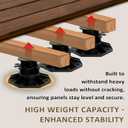 24 Pack Adjustable Deck Support Pedestal Kit 1-3/16" to 2-3/8"
