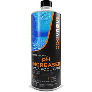 AquaDoc Spa pH Increaser for Hot Tub - 32oz - Spa pH Up for Water Balance - Hot Tub Chemicals Made in USA
