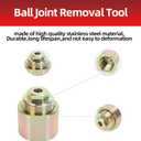2PCS Lower Ball Joint & Removal Puller Tool For Polaris ATC ATP Magnum Scrambler Sportsman Ranger Xpedition Xplorer Trail Blazer Trail Boss 250 330 325 335 350 400 425 450 500 600 700 800 7061158