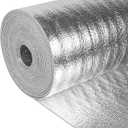 Reflective Insulation Roll 24in x 25Ft (3mm) Foam Core Radiant Barrier Double Reflective Aluminum Foil Wrap Insulation Sheet Thermal Shield for Winter RV Window Thermal Cold Insulation Summer Heat
