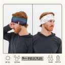 JUNK Brands Ear Warmer Headband - Performance Fleece, Moisture-Wicking, Non-Slip, Winter Ear Muffs for Men & Women - One Size - Snowscape