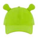 Shrek Baseball Cap, Adult Cotton Dad Hat with Curved Brim and 3D Ears, Green, One Size