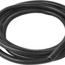 3/4 Inch Wire Loom Split Tubing - 25 ft Cord Protector Electric Wires Covers, Automotive Wire Flexible Conduit